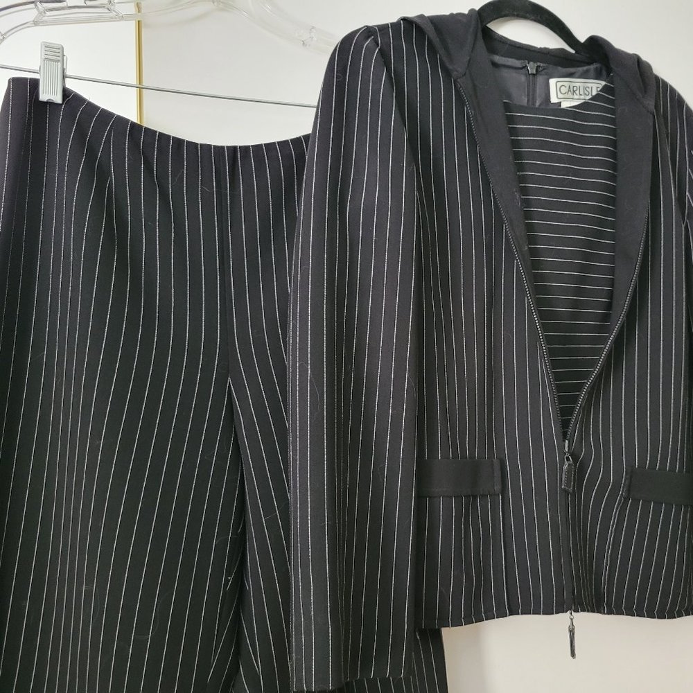 Carlisle  Pantsuit  zippered Jacket with Hood